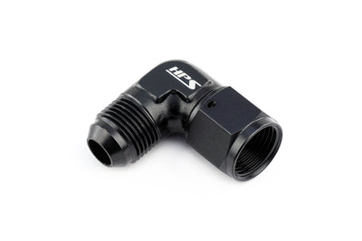 HPS Performance Products AN Male to Female Swivel Adapter, Aluminum, Black