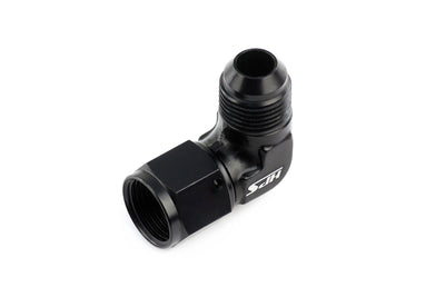 HPS Performance Products AN Male to Female Swivel Adapter, Aluminum, Black