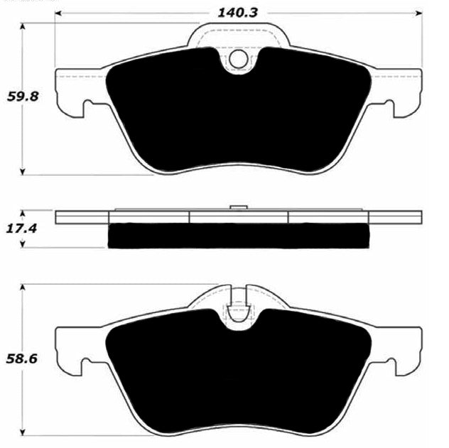 Porterfield Brake Pads for 2008 MINI Convertible