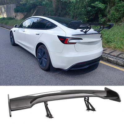 Universal JDM GT Style Carbon Fiber Print Trunk Spoiler Wing Lip ABS