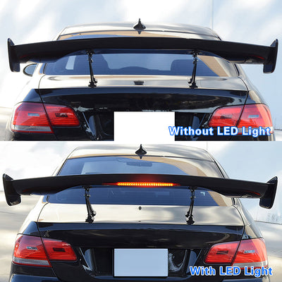 Universal JDM GT Style Carbon Fiber Print Trunk Spoiler Wing Lip ABS
