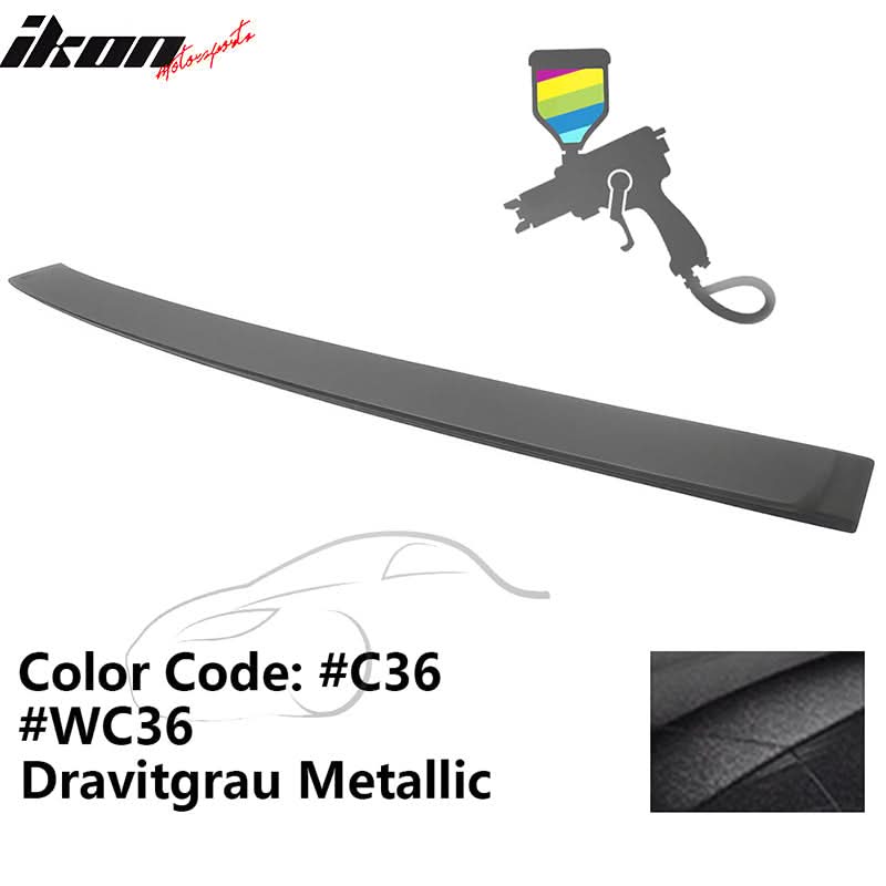 2012-2018 BMW F30 3-Series Sedan A Style Roof Spoiler ABS Painted
