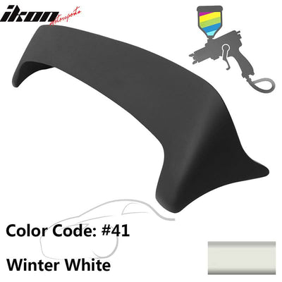 Fits 09-13 Toyota Corolla S LE XLE XRS ABS Rear Roof Spoiler Unblack