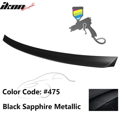 1999-2005 BMW E46 3-Series AC Rear Spoiler Black ABS