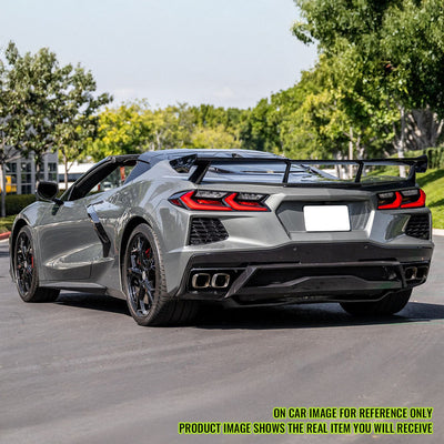 2020-2025 Chevy Corvette High Wing Trunk Spoiler Wing ABS