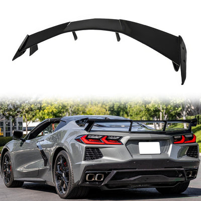 2020-2025 Chevy Corvette High Wing Trunk Spoiler Wing ABS