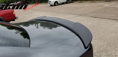 2015-2023 Dodge Charger SRT Hellcat Matte Black Trunk Spoiler Lip ABS