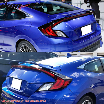 2016-2020 Honda Civic OE #B593M Brillant Sporty Blue Trunk Spoiler ABS