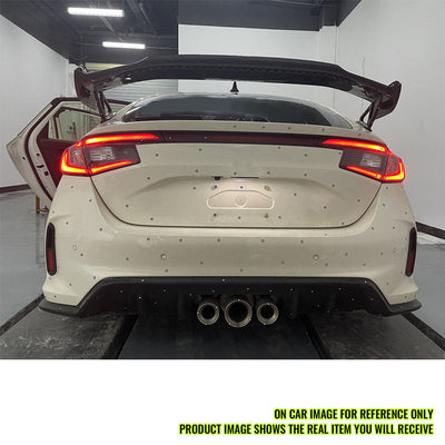 2023-2025 Civic Type R OE Style Red Carbon Fiber Trunk Spoiler