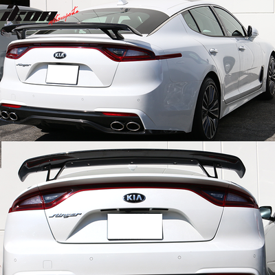 2018-2021 Kia Stinger Rear Trunk Spoiler Wing Deck Lid Carbon Fiber CF