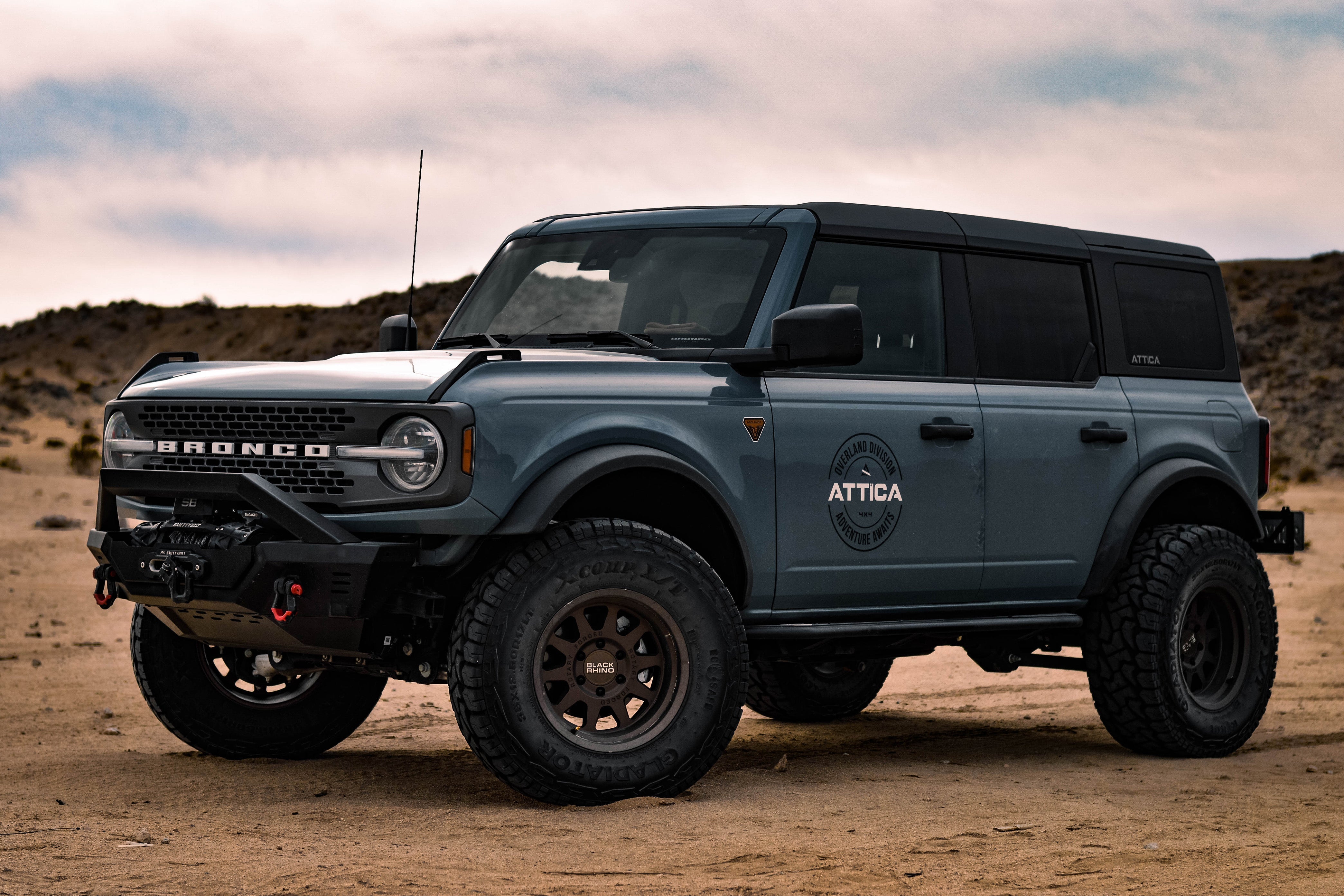 Attica 4x4 2021-2024 Ford Bronco Terra Series Front Bumper