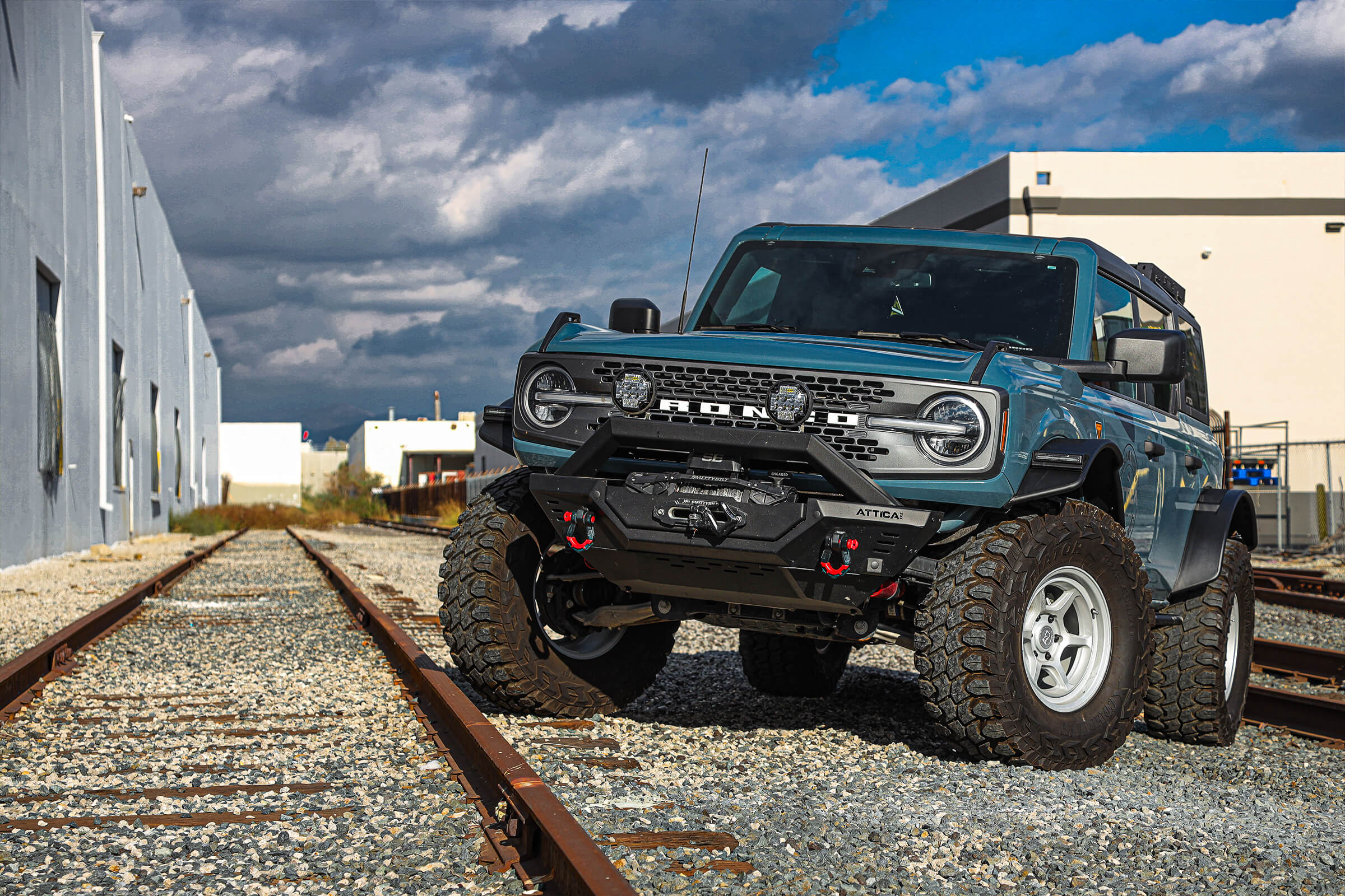 Attica 4x4 2021-2024 Ford Bronco Terra Series Compact Roof Rack