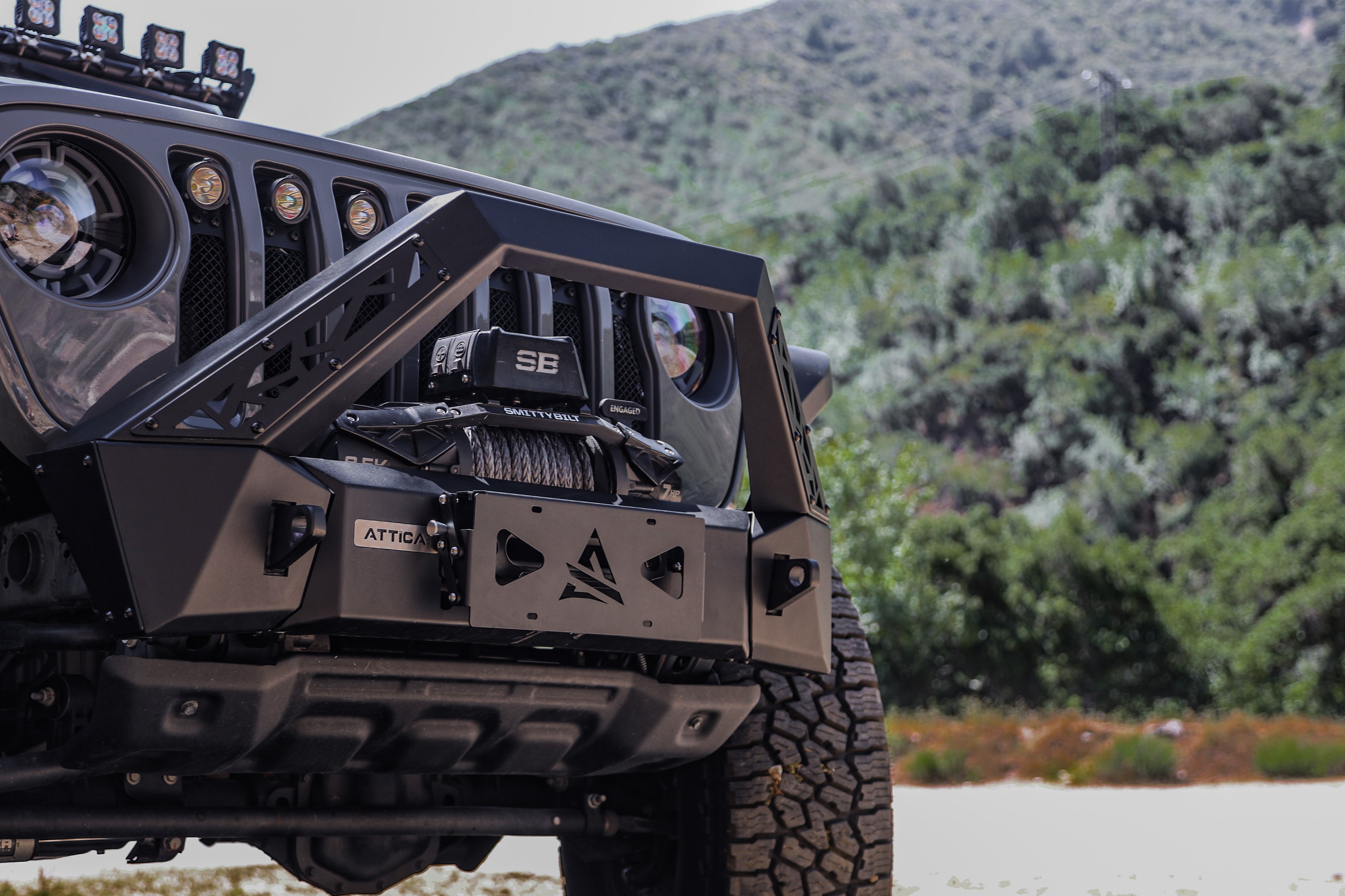 Attica 4x4 2019-2024 Jeep Gladiator JT Terra Series Front Bumper