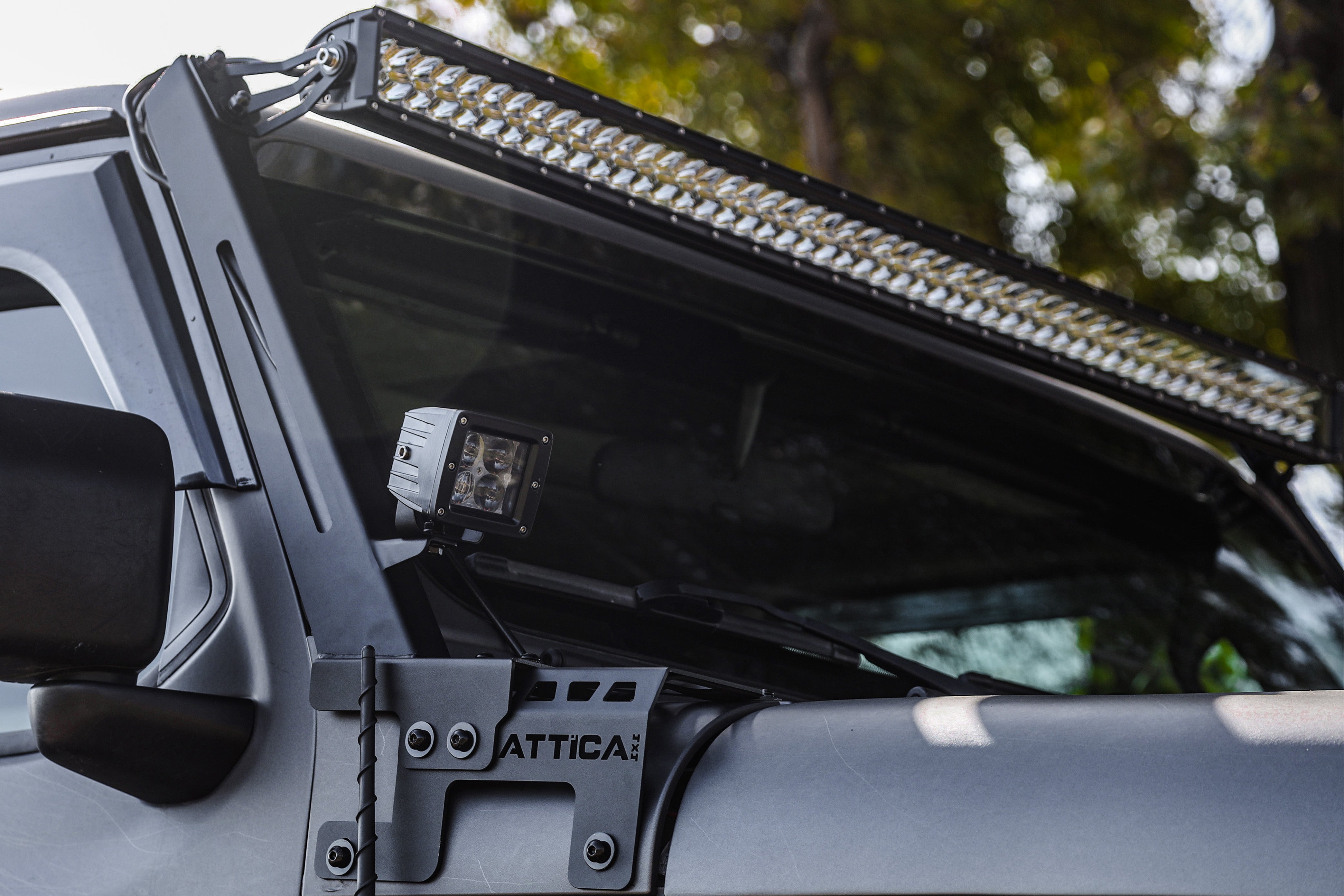 Attica 4x4 2019-2024 Jeep Gladiator JT Frontier Series Light Mount Brackets