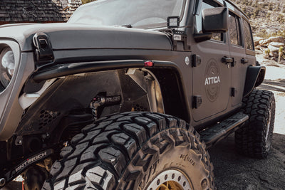 Attica 4x4 2018-2024 Jeep Wrangler JL Terra Series Inner Fenders Aluminum