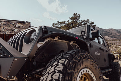 Attica 4x4 2018-2024 Jeep Wrangler JL Terra Series Inner Fenders Aluminum