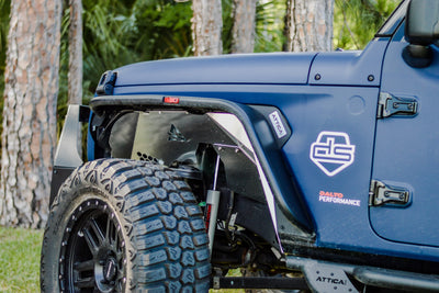 Attica 4x4 2018-2024 Jeep Wrangler JL Terra Series Inner Fenders Aluminum