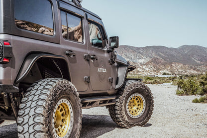 Attica 4x4 2018-2024 Jeep Wrangler JL Terra Series Rear Fender Flares