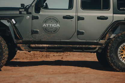Attica 4x4 2018-2024 Jeep Wrangler JL Terra Series Side Steps