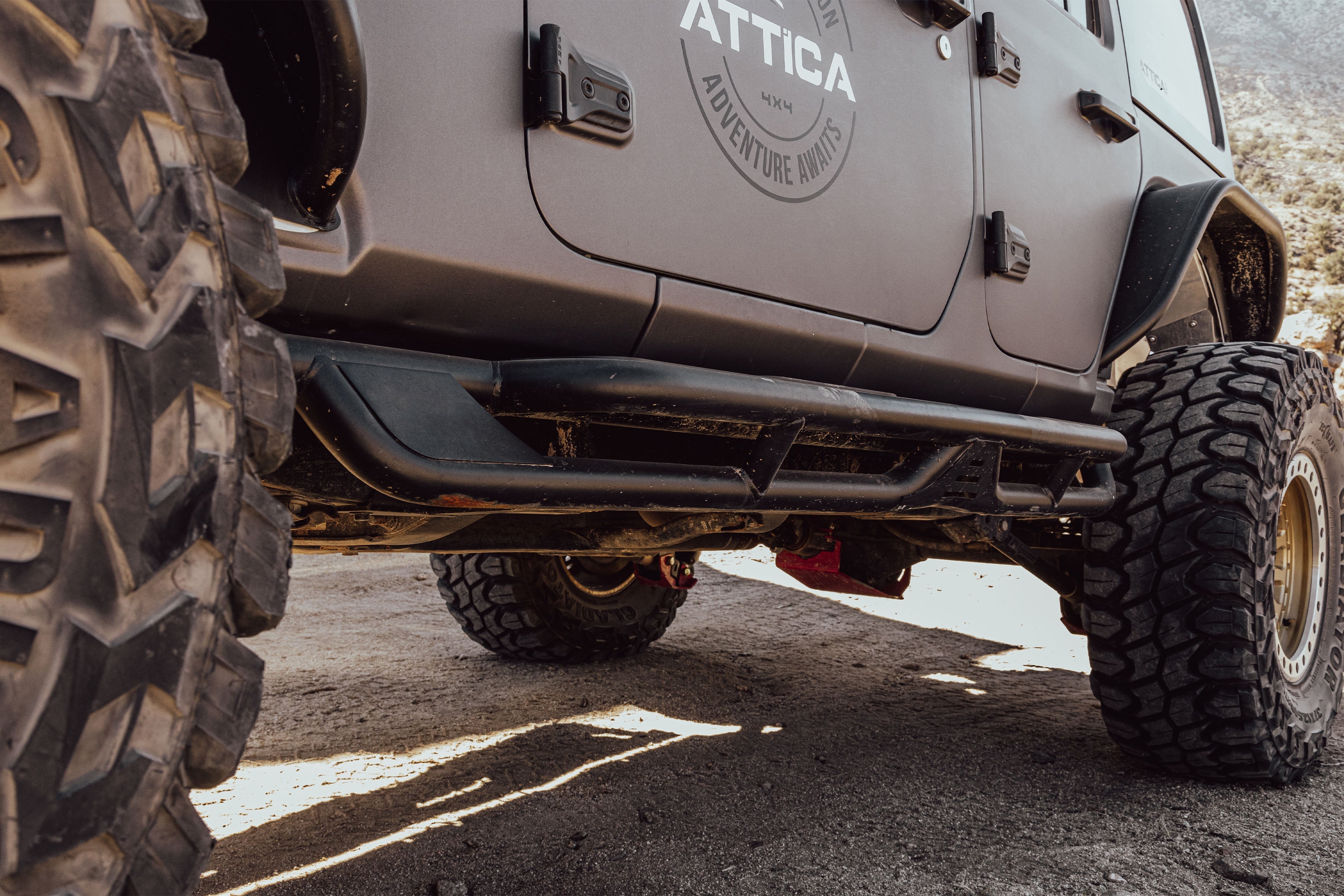 Attica 4x4 2018-2024 Jeep Wrangler JL Terra Series Side Steps