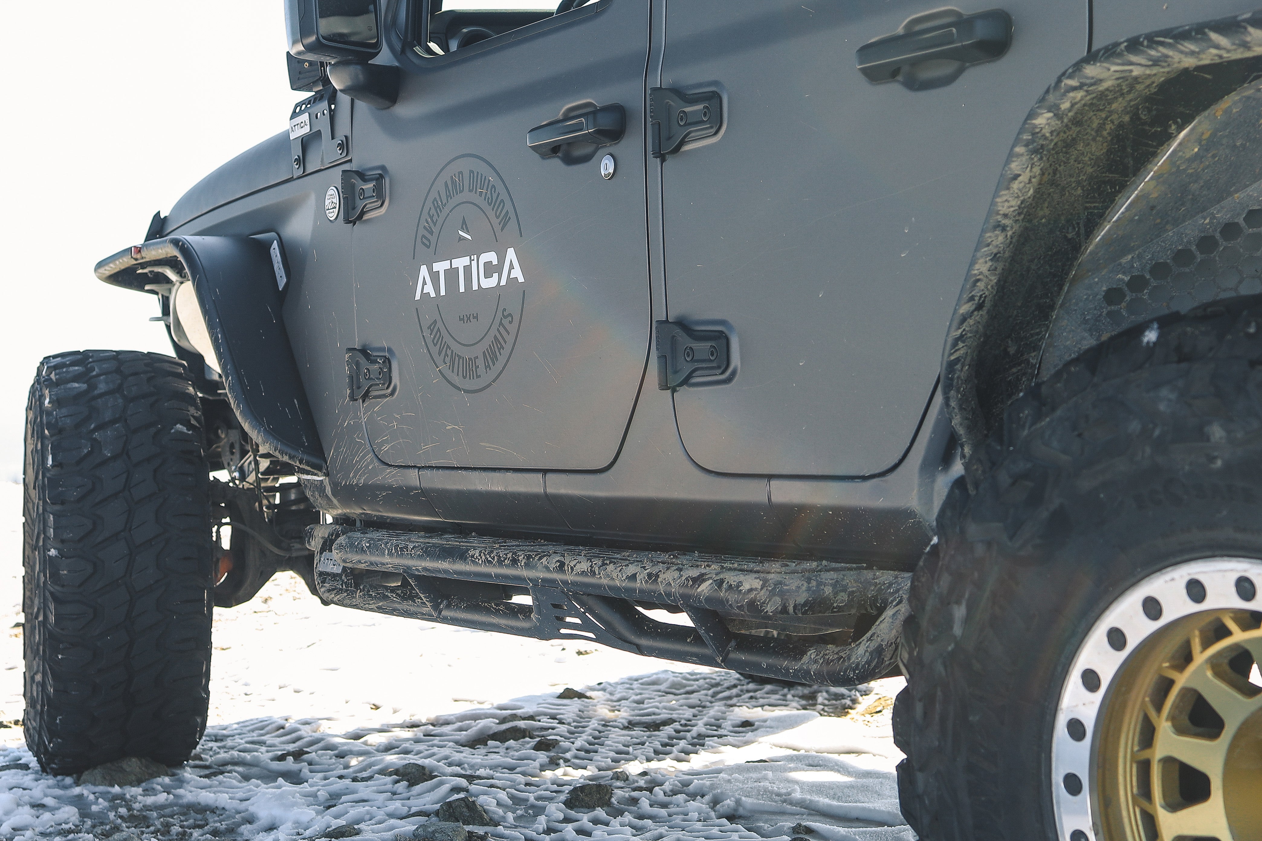 Attica 4x4 2018-2024 Jeep Wrangler JL Terra Series Side Steps