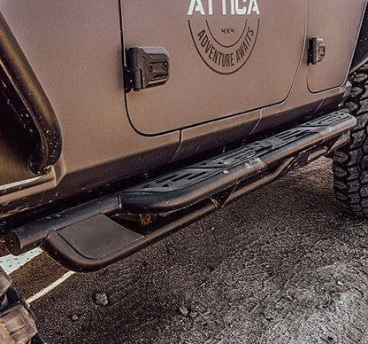 Attica 4x4 2018-2024 Jeep Wrangler JL Terra Series Side Steps