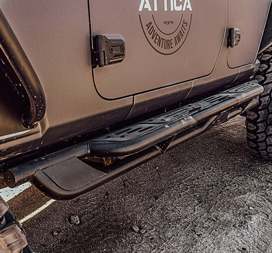 Attica 4x4 2018-2024 Jeep Wrangler JL Terra Series Side Steps