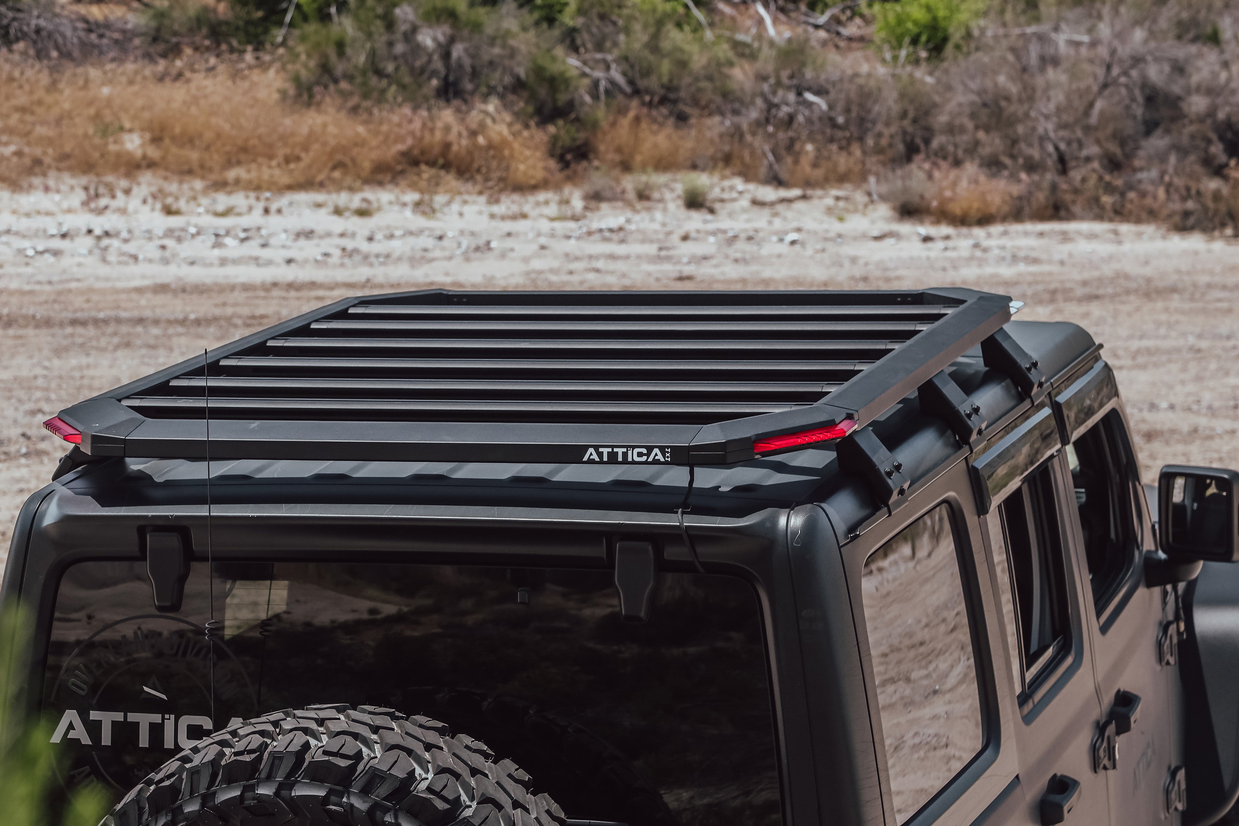 Attica 4x4 2018-2024 Jeep Wrangler JL Frontier Series Roof Rack