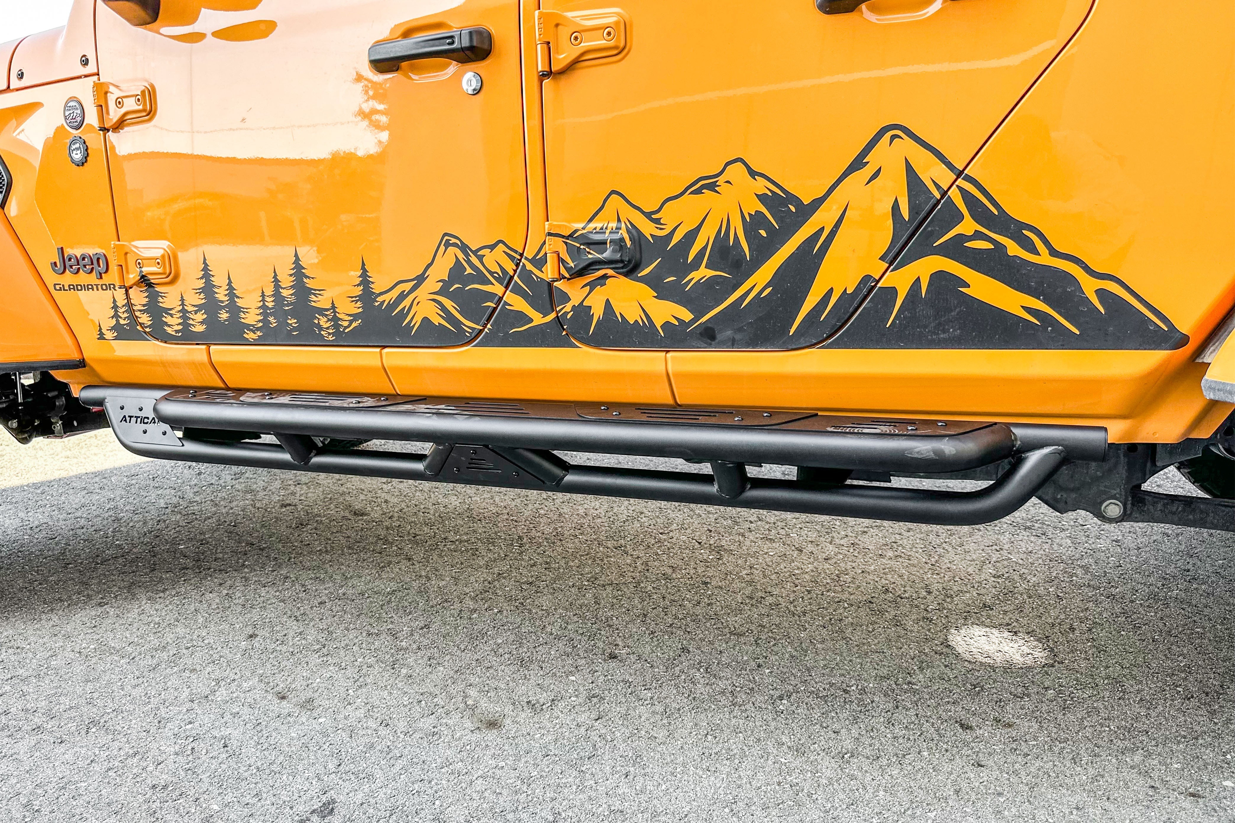 Attica 4x4 2019-2024 Jeep Gladiator JT Terra Series Side Steps