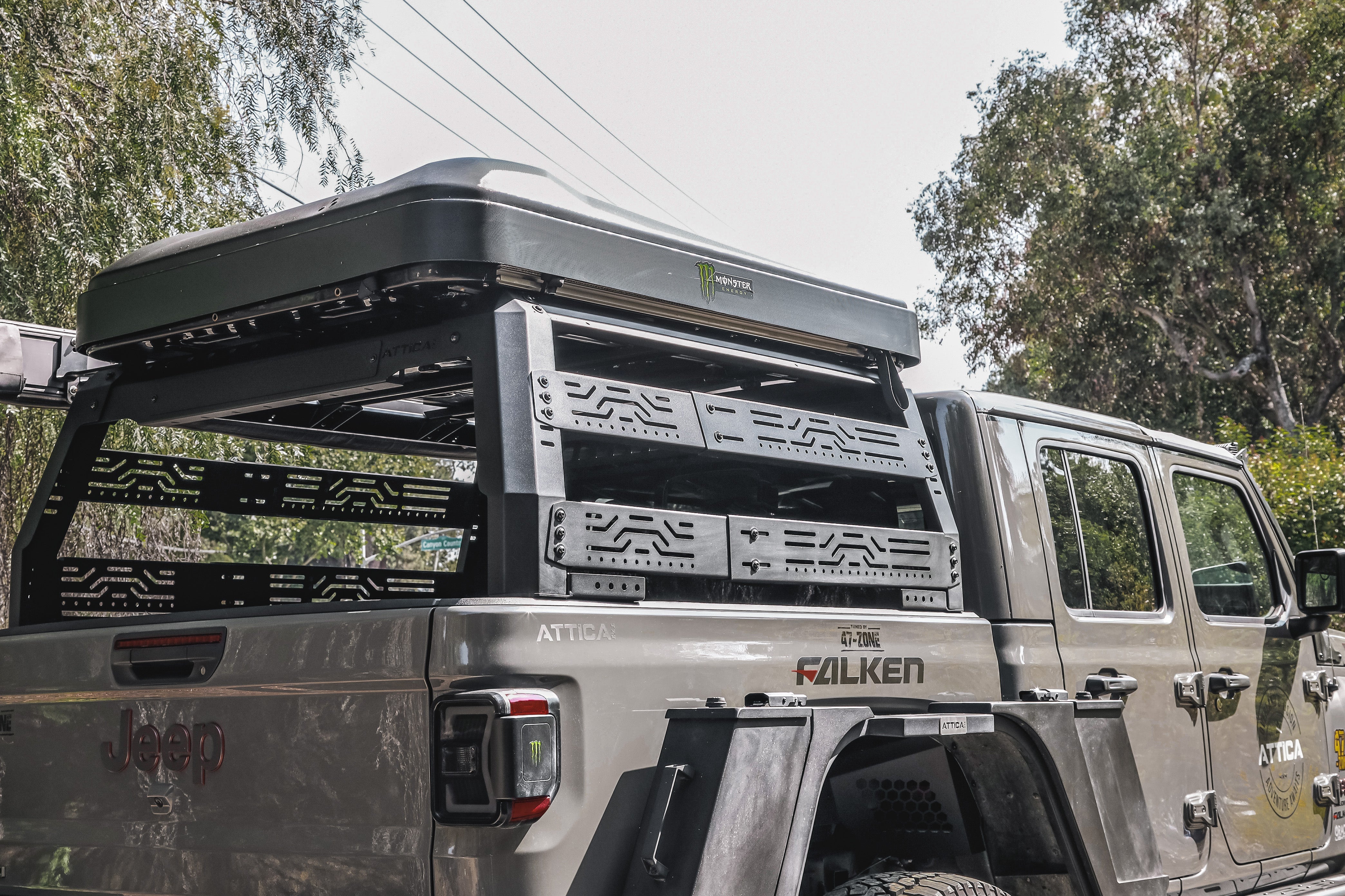 Attica 4x4 2019-2024 Jeep Gladiator JT Frontier Series Bed Rack
