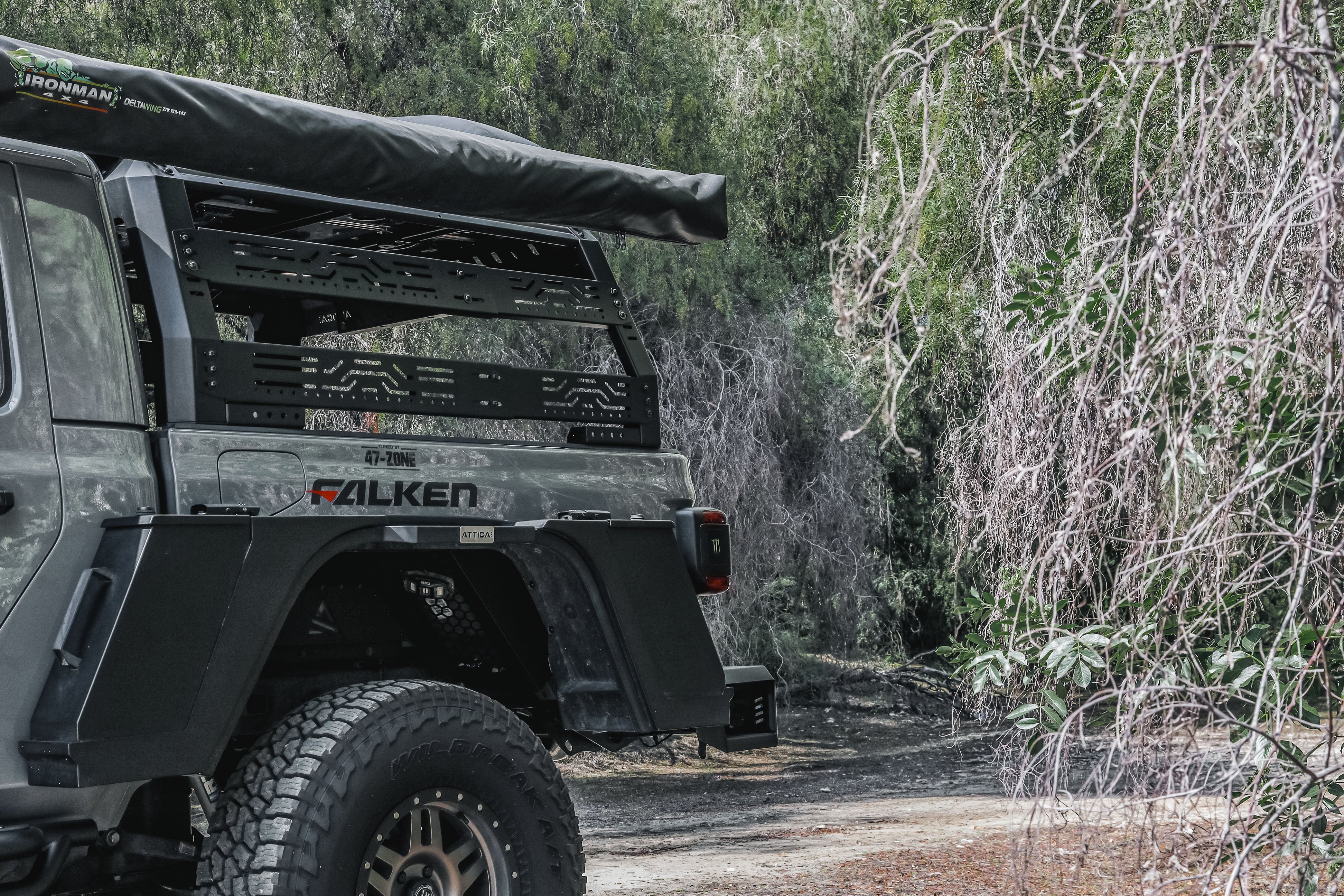 Attica 4x4 2019-2024 Jeep Gladiator JT Frontier Series Bed Rack