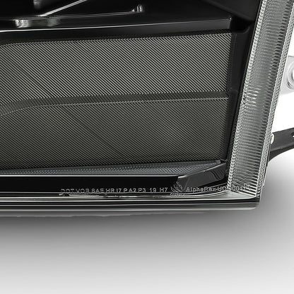 AlphaRex 09-18 Ram Truck LUXX-Series LED Projector Headlights Alpha-Black