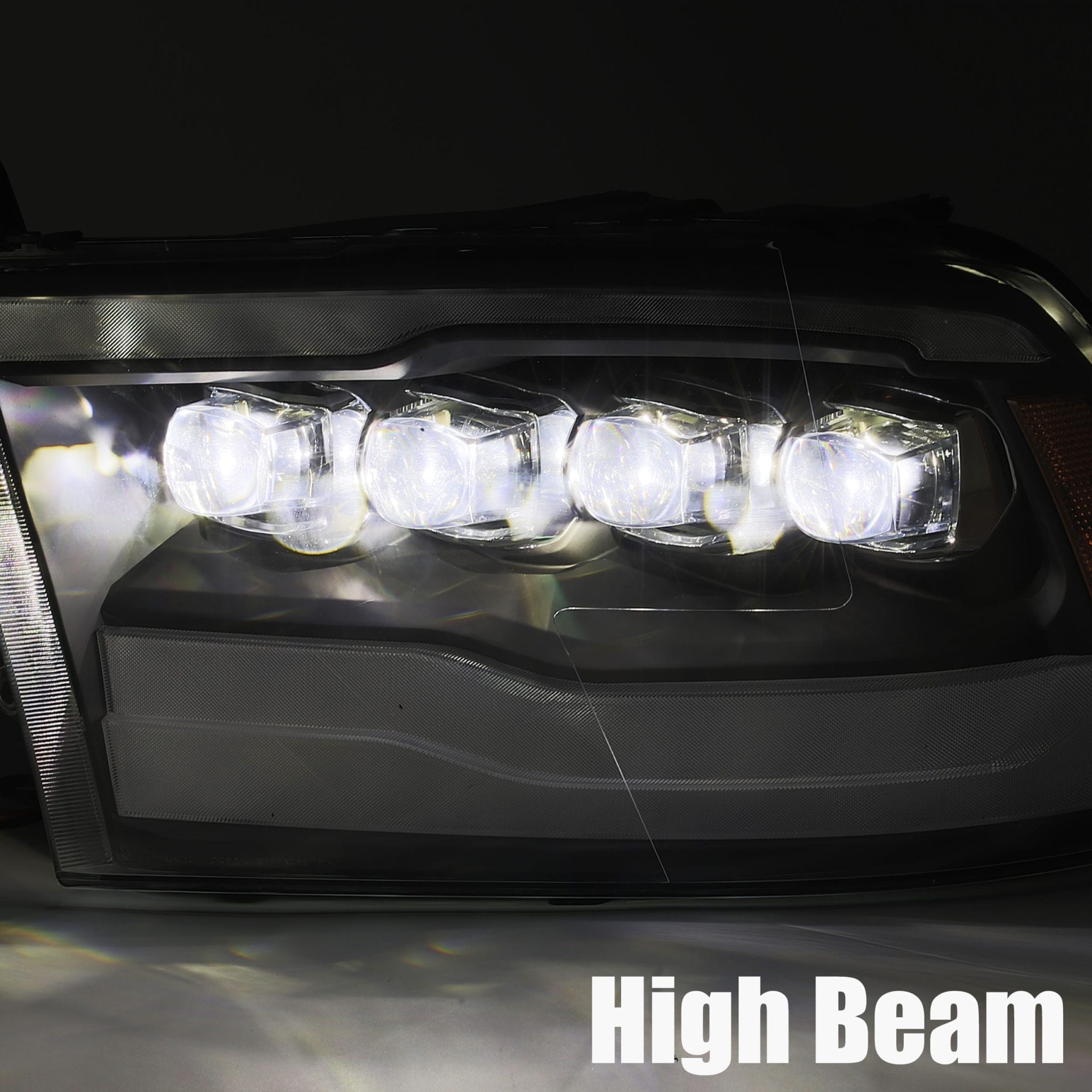 AlphaRex 09-18 Ram Truck NOVA-Series LED Projector Headlights Chrome