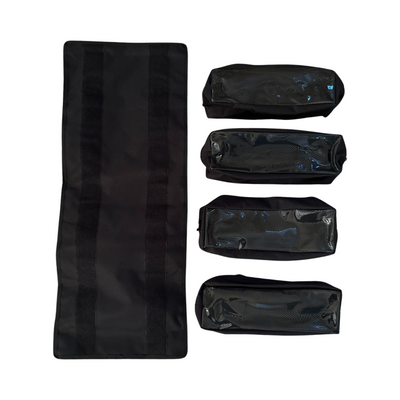 Medium Canvas Tool organizer bag with removeable pouches