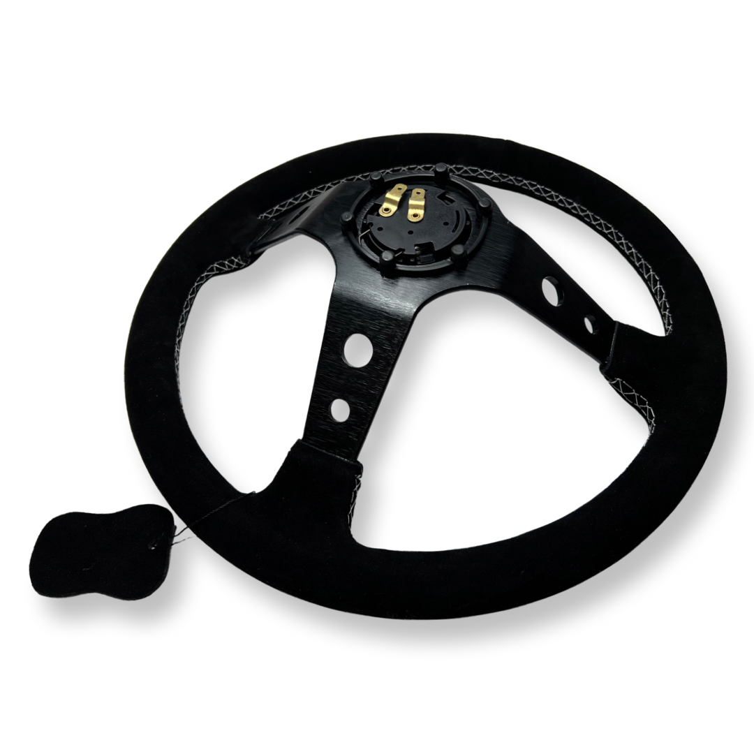 6-Bolt Racing Steering Wheel + Hub Adapter Boss Kit for Honda Acura Civic, Del Sol, Integra