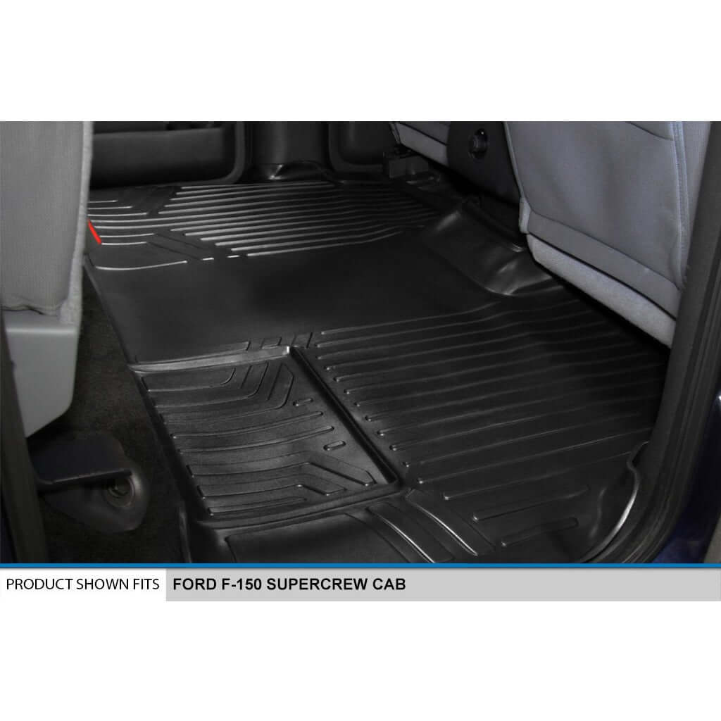 SMARTLINER Custom Fit Floor Liners For 2011-2014 Ford F-150 SuperCrew Cab