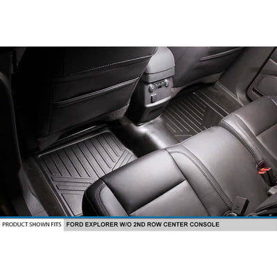SMARTLINER Custom Fit Floor Liners For 2015-2016 Ford Explorer without 2nd Row Center Console