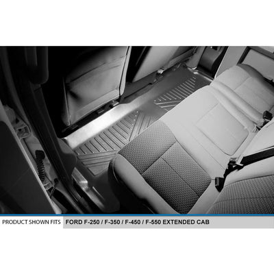 SMARTLINER Custom Fit Floor Liners For 2011-2012 F-250/F-350 Super Duty SuperCab with Depressed Drivers Side Pedal
