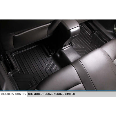 SMARTLINER Custom Fit Floor Liners For 2011-2015 Chevrolet Cruze / 2016 Cruze Limited Manual Transmission