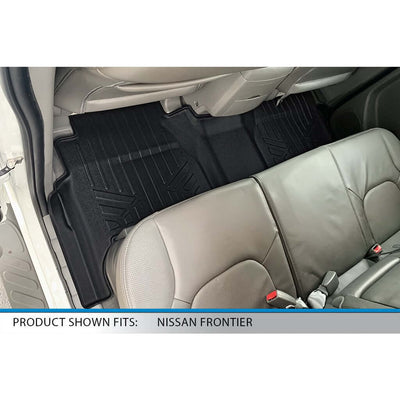 SmartCoverage™ Floor Liners For 2008-2021 Nissan Frontier Crew Cab with Dual Drivers Side Floor Posts