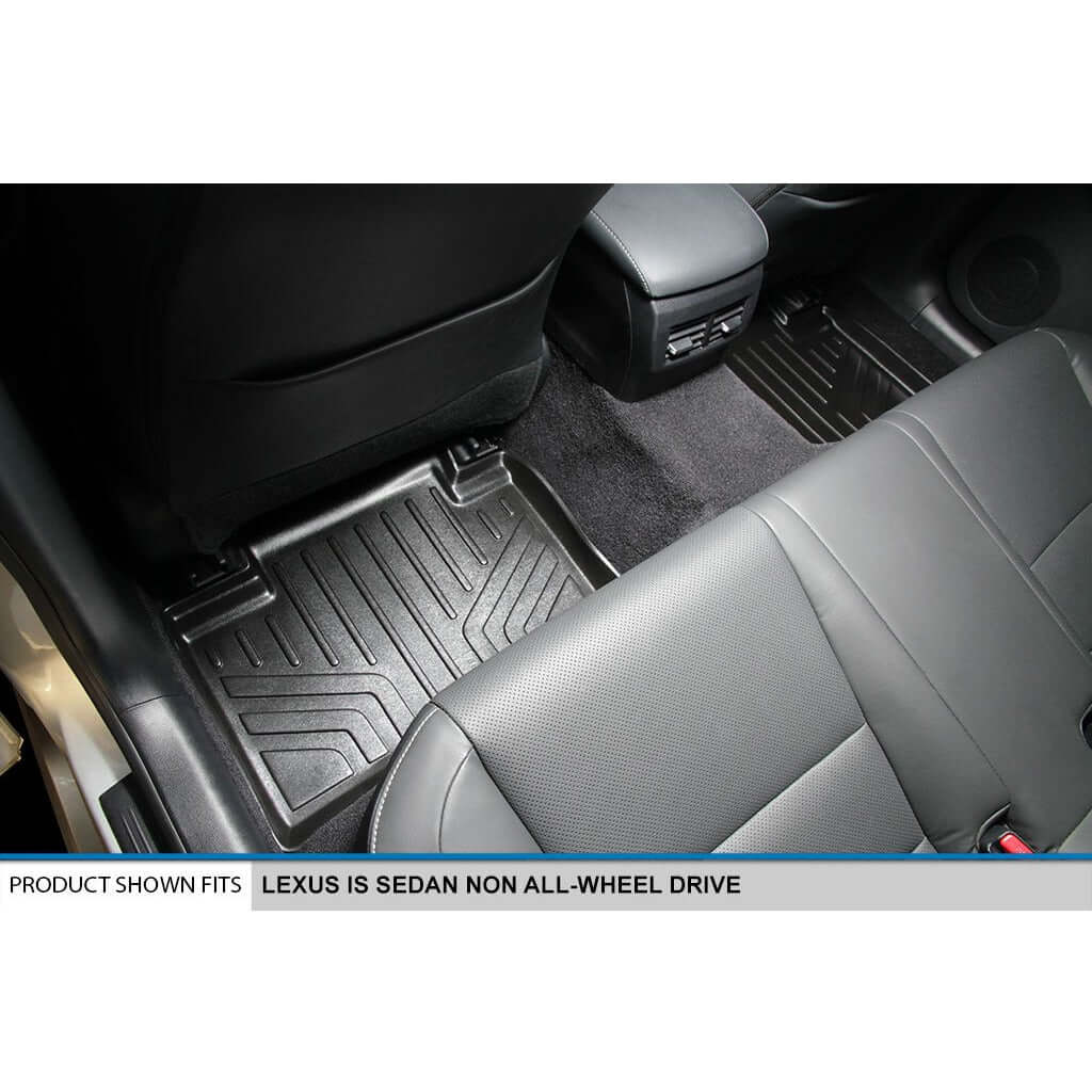 SMARTLINER Custom Fit Floor Liners For 2014-2024 Lexus IS (Sedan Rear Wheel Drive Only)