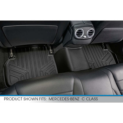 Smart Trim™ Custom Fit Floor Liners For 2015-2021 Mercedes Benz C Class Sedan (No Hybrid Models)
