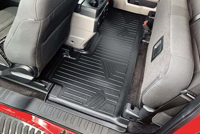 SMARTLINER Floor Liners for 2017-2026 SuperCab | Vinyl | & Bucket Seats