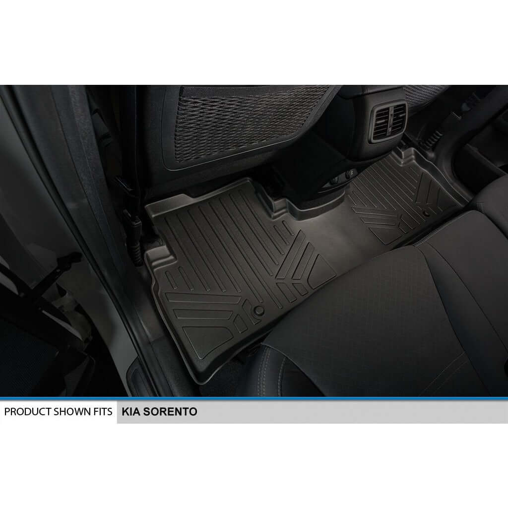 SMARTLINER Custom Fit Floor Liners For 2016-2020 Kia Sorento (7 Passenger Model Only)