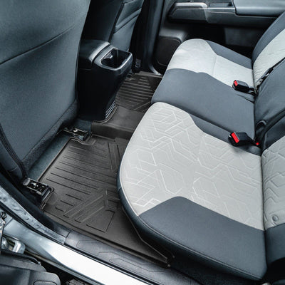 SmartCoverage™ Floor Liners For 2018-2023 Toyota Tacoma Double Cab (Manual Transmission)