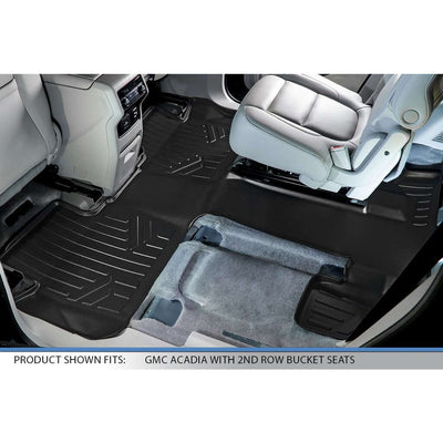 SMARTLINER Floor Liners for 2017-2023 GMC Acadia (2nd Row Bucket)