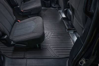 SMARTLINER Custom Fit Floor Liners For 2017-2020 Chrysler Pacifica with 2nd Row Bench Seats (8 Passenger Model)