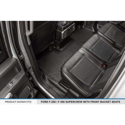 SMARTLINER Floor Liners for 2017-2026 Ford F-250/F-350 Super Duty Crew Cab (1st Row Bucket)