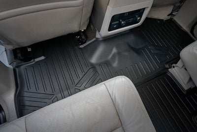 SMARTLINER Custom Fit Floor Liners For 2011 - 2017 Ford Expedition EL/ Lincoln Navigator with 2nd Row Bucket Seats (without Console)