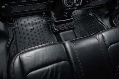 SMARTLINER Floor Liners for JL New Body 2018-2024 Jeep Wrangler Unlimited without Subwoofer (no JK)